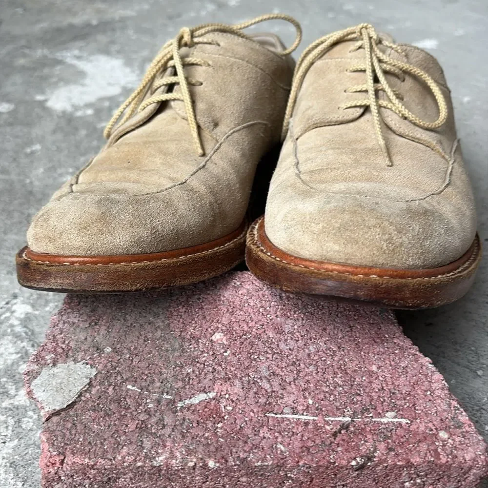 Joseph Fenestrier suede lace up oxfords